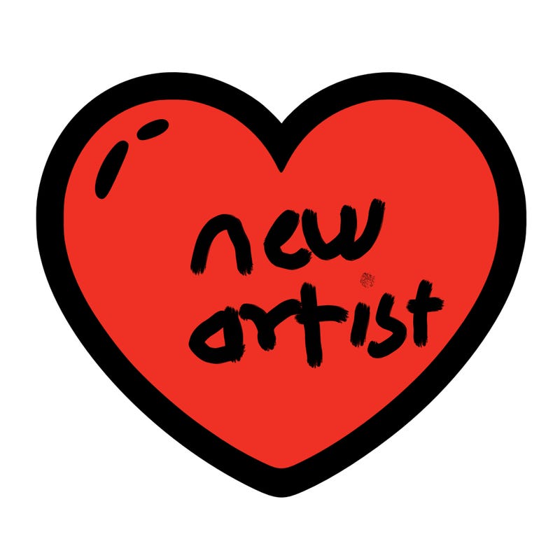 a blank heart