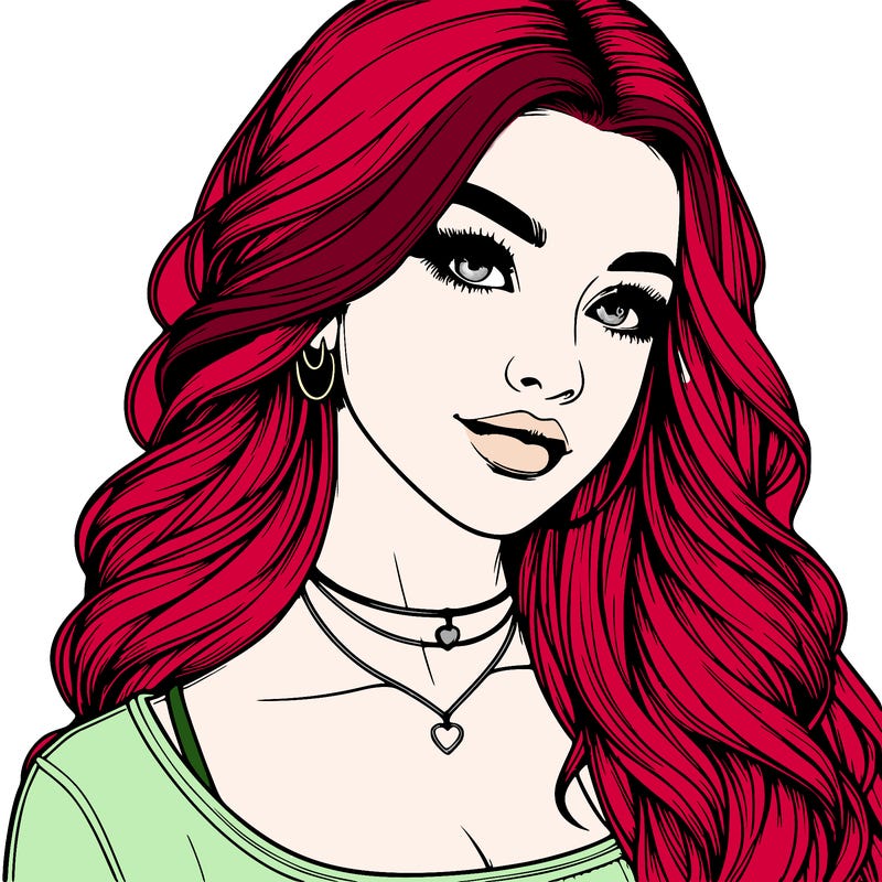 detailed realistic girl