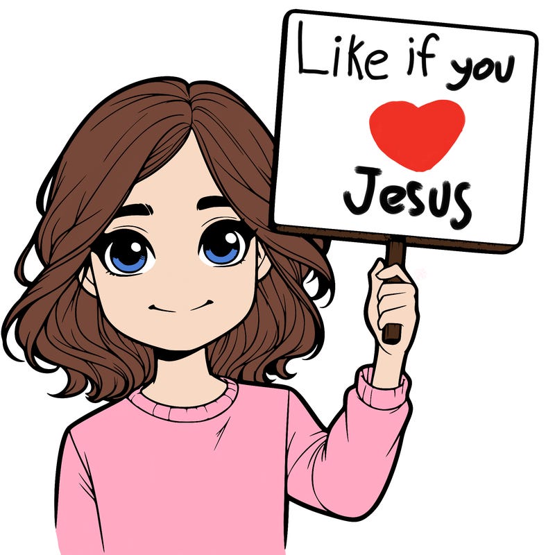 realistic girl holding up a sign