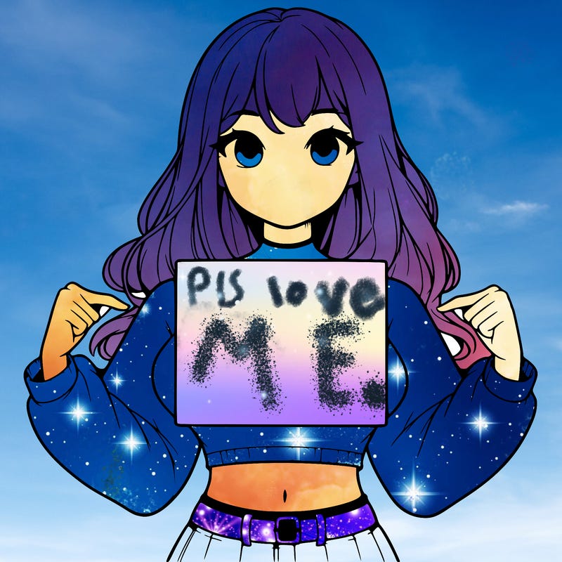 girl holding a blank sign in a long sleeve crop top