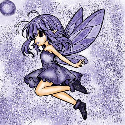 manga fairy flying