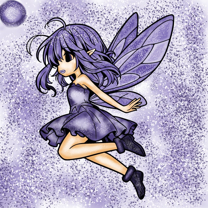 manga fairy flying