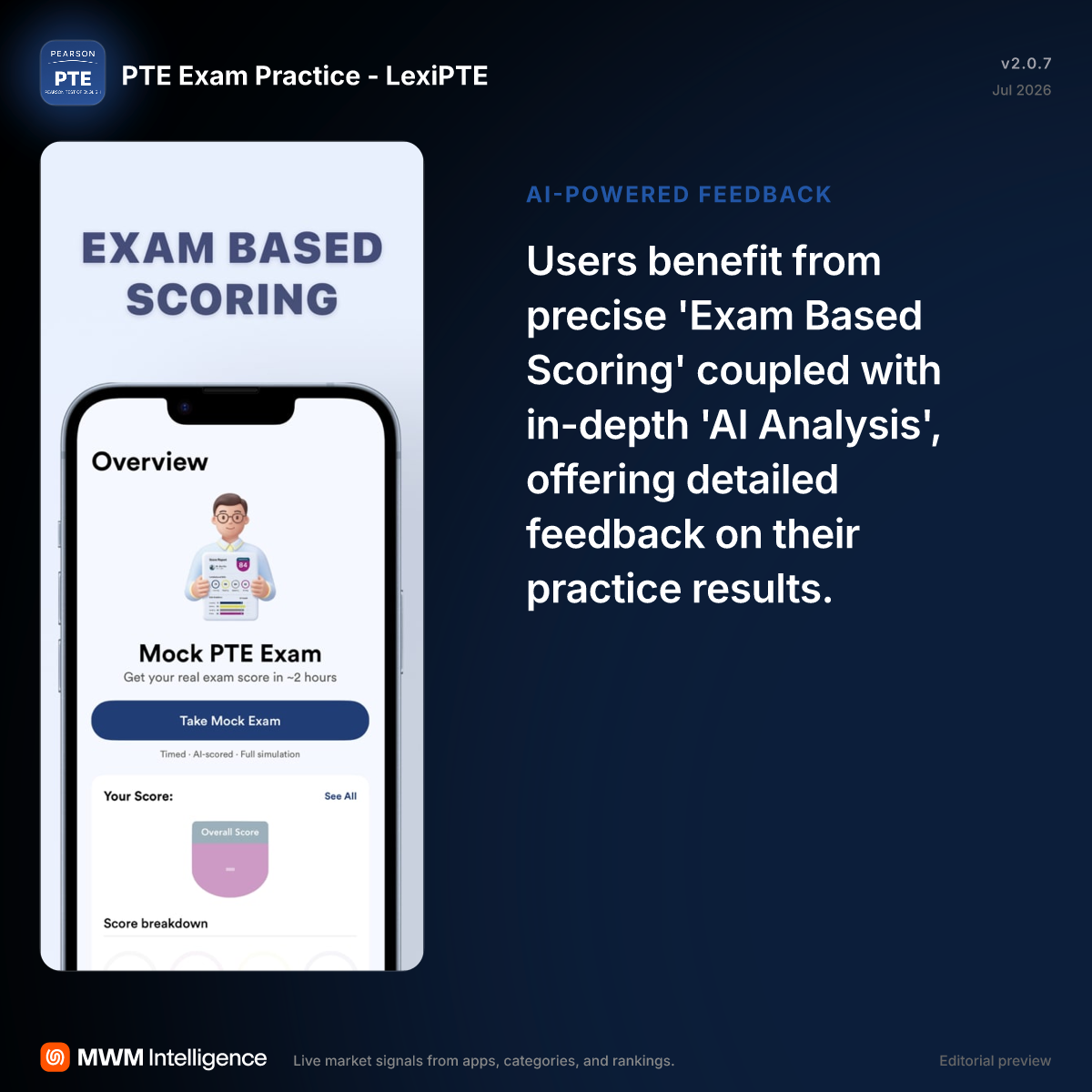 PTE Exam Practice - LexiPTE - Education App | MWM