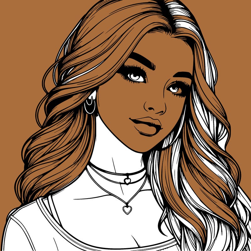 detailed realistic girl