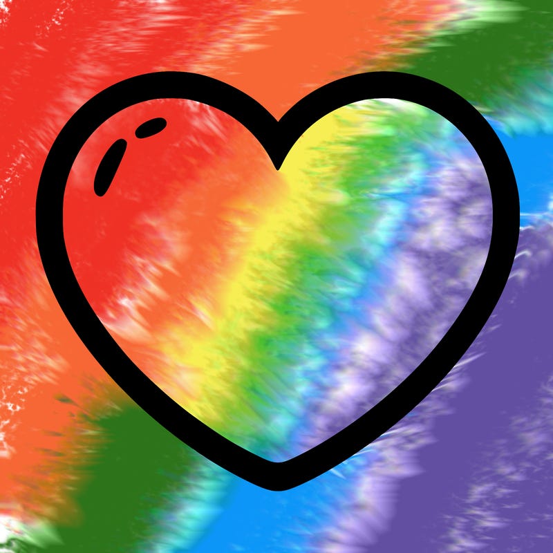 a blank heart