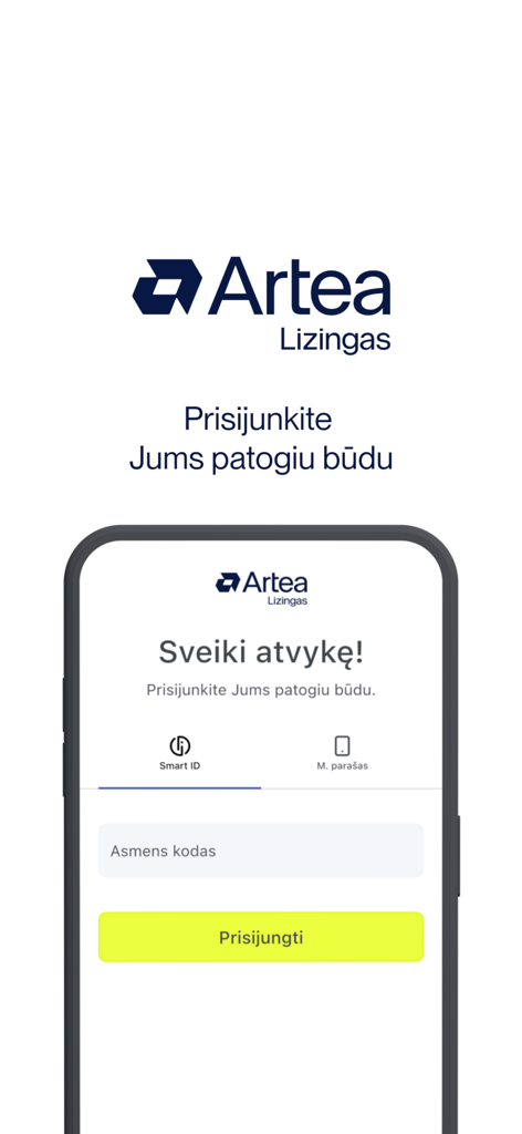 Artea lizingas - Finance App | MWM