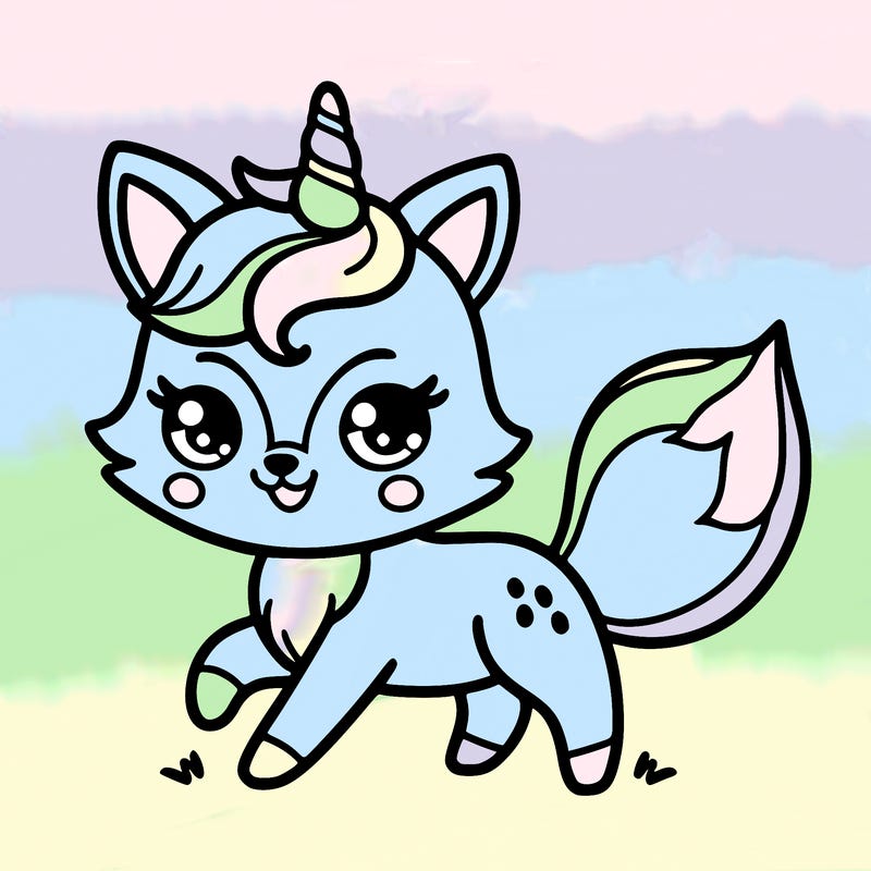 unicorn fox
