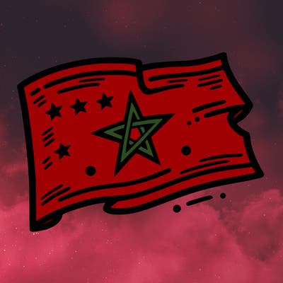 flag of morocco