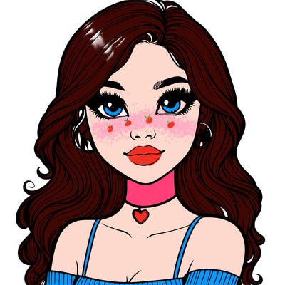 realistic pretty girl