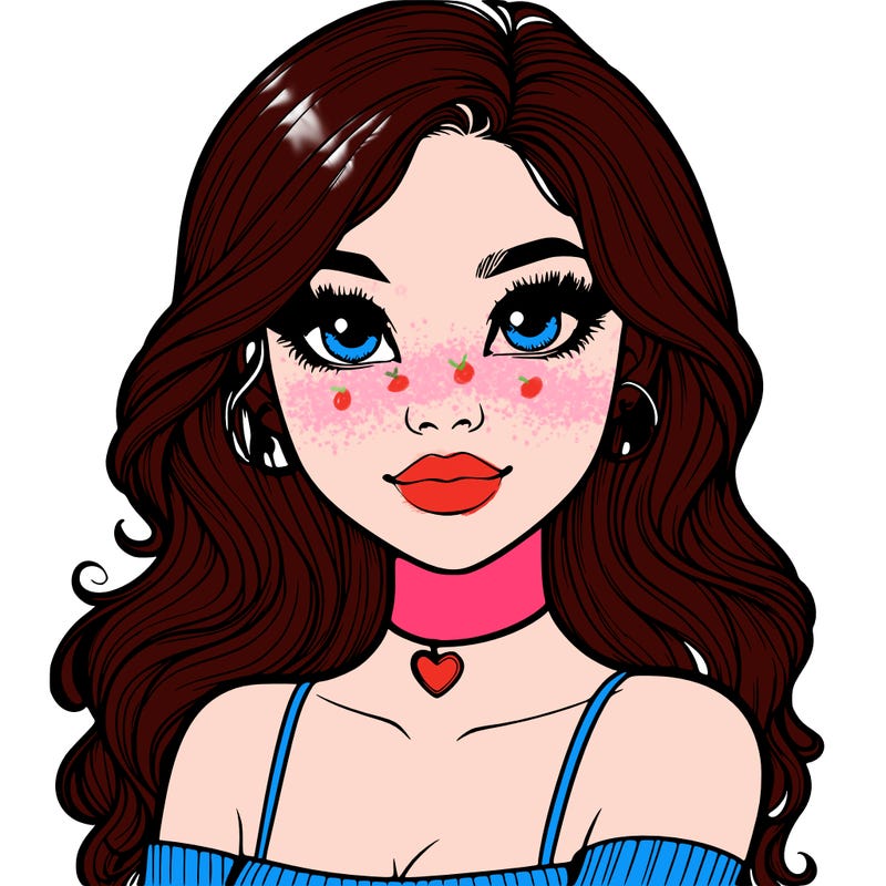 realistic pretty girl