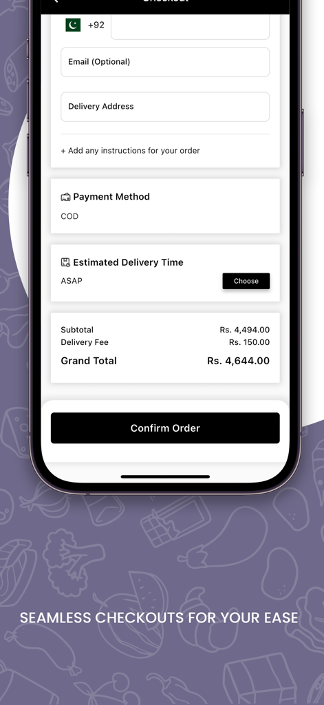 MEG BURGERS - MEG BURGERS app checkout screen featuring order summary and payment options