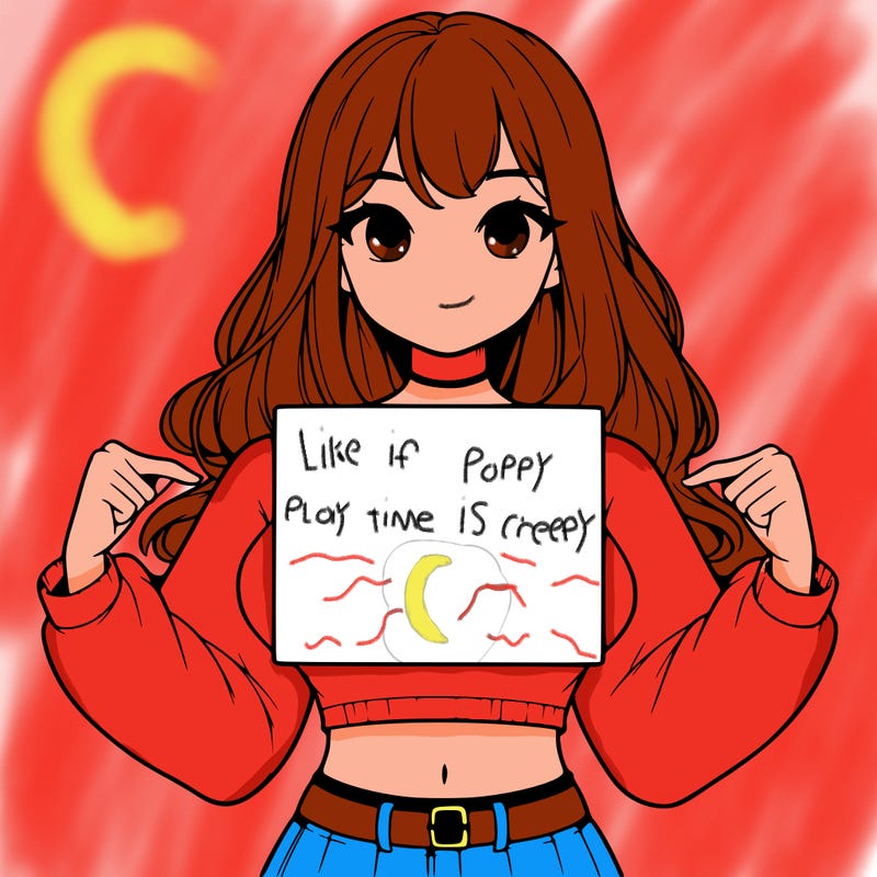 girl holding a blank sign in a long sleeve crop top