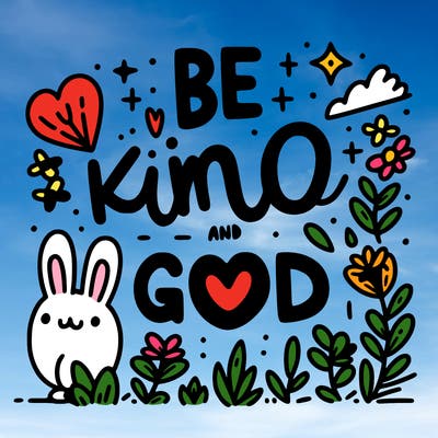 motivational message be kind and good