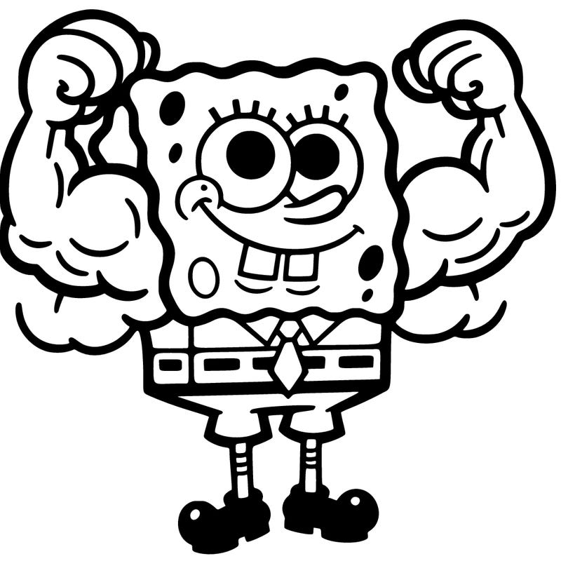 strong sponge bob