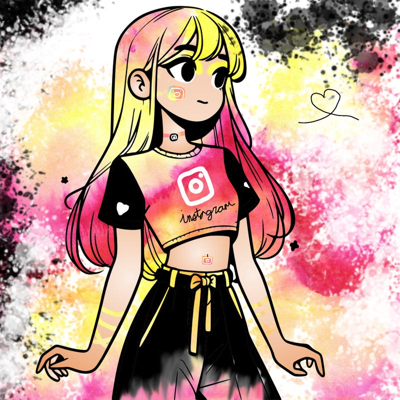 girl in a cute crop top