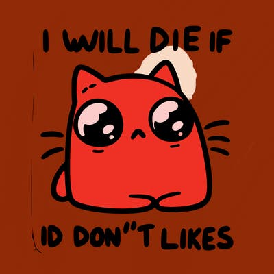 a cat that will die if we don’t get 10 likes