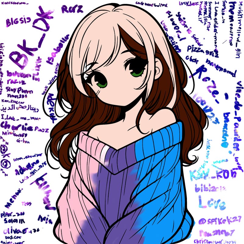 shy pretty girl wearing a sweater that is falling off one shoulder portrait