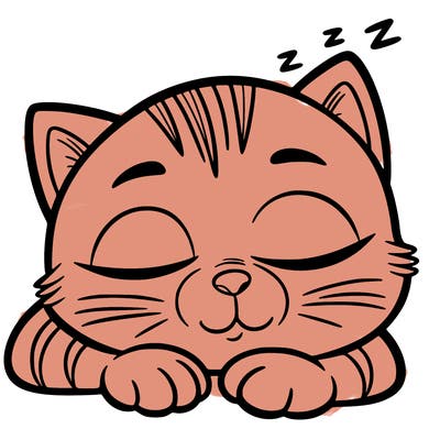 sleepy cat