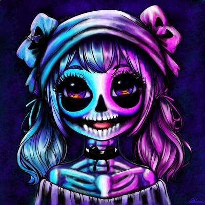 realistic girl halloween