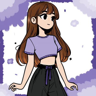 girl in a cute crop top