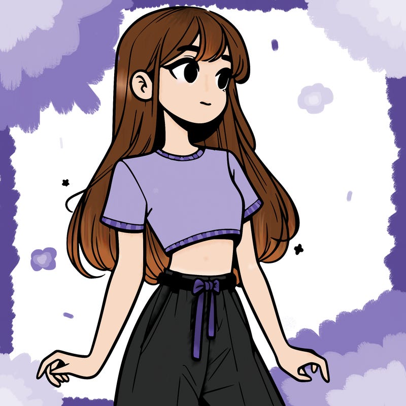 girl in a cute crop top