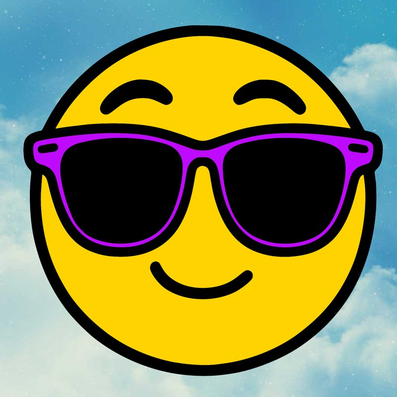 emoji with sunglasses