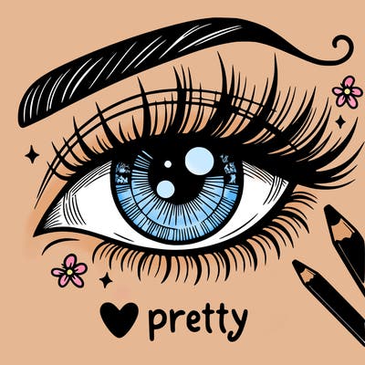 pretty eye