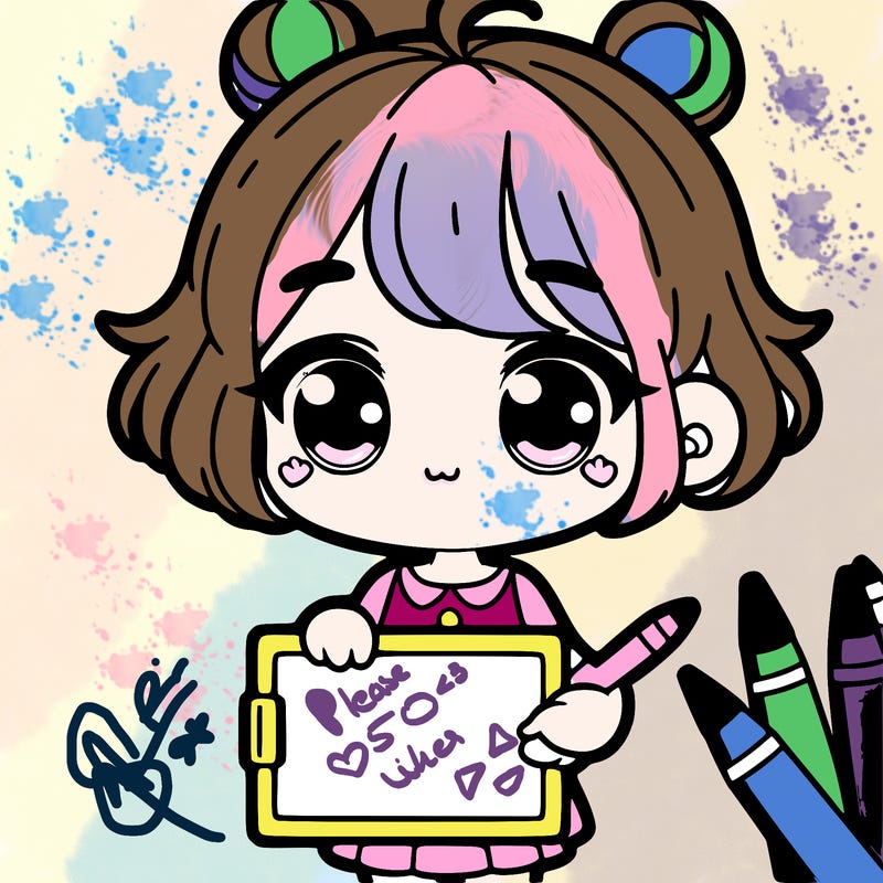 cute girl with a board with small hair