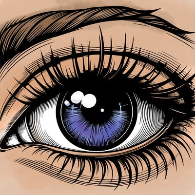 realistic eye