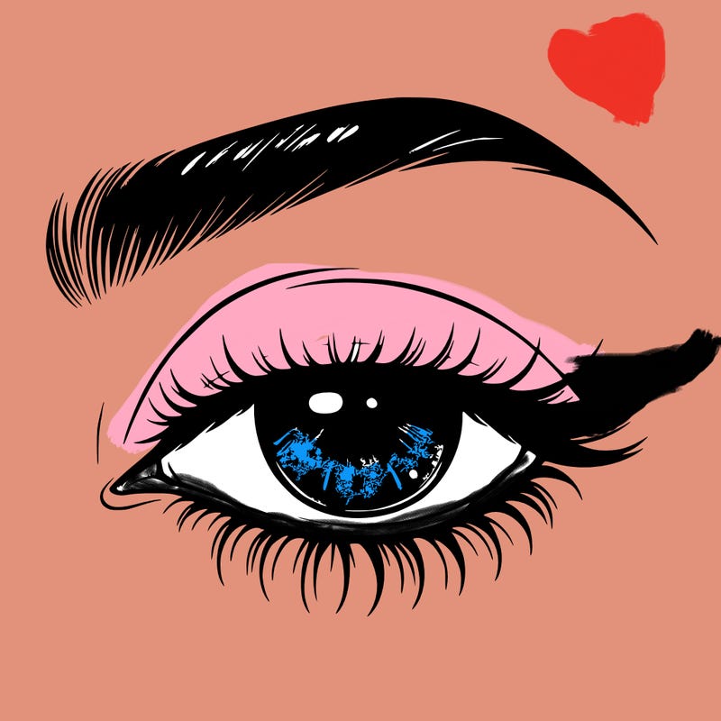 eye closed realistic