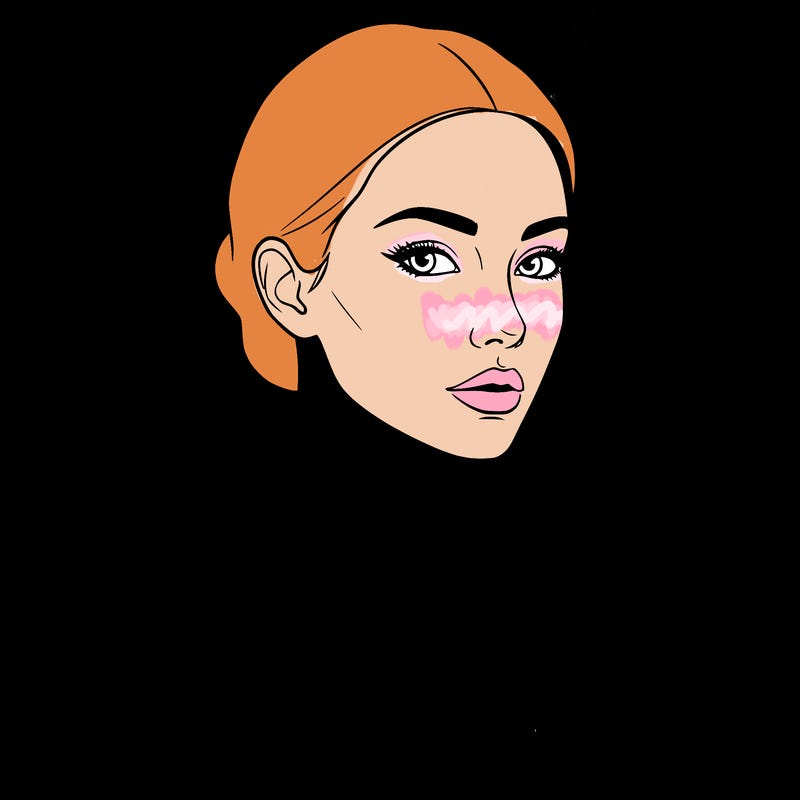 oustanding biologically perfect women posing  gorgeous  pose outlining face