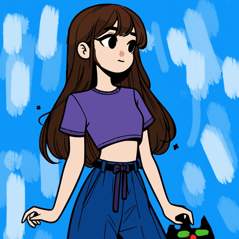 girl in a cute crop top