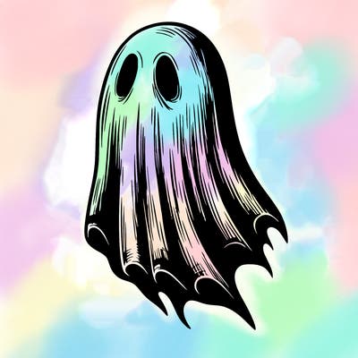 realistic creepy ghost