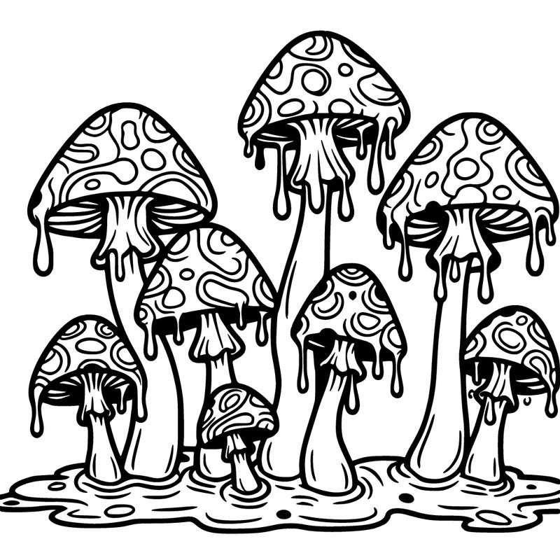 drippy trippy mushrooms