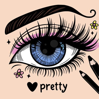 pretty eye
