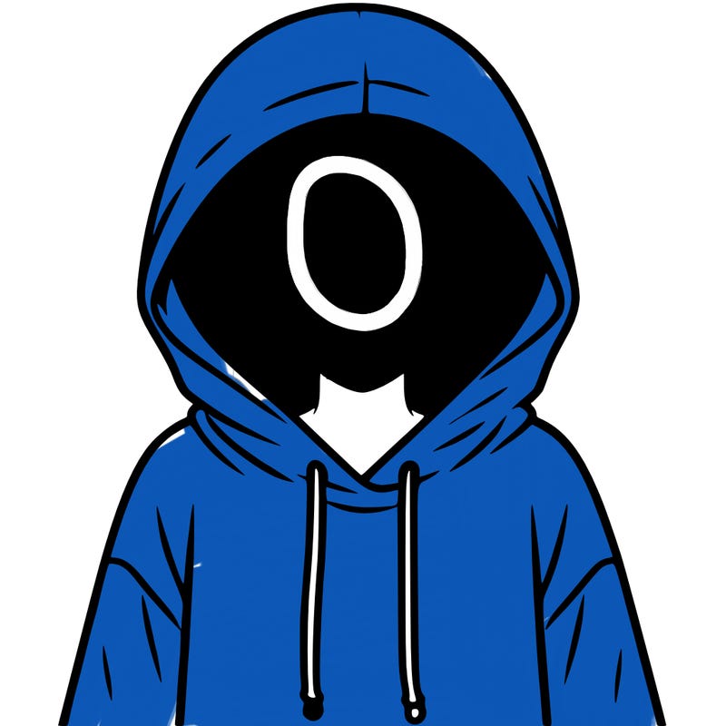 faceless girl in hoodie