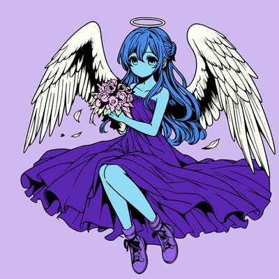 manga angel realistic