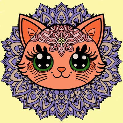 mandala cat