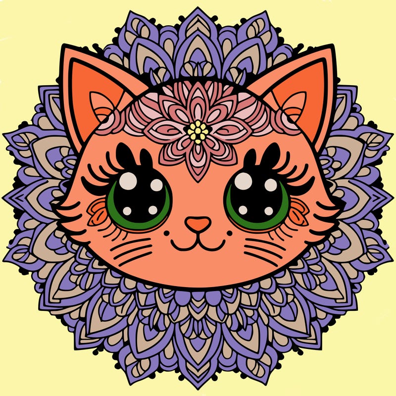mandala cat