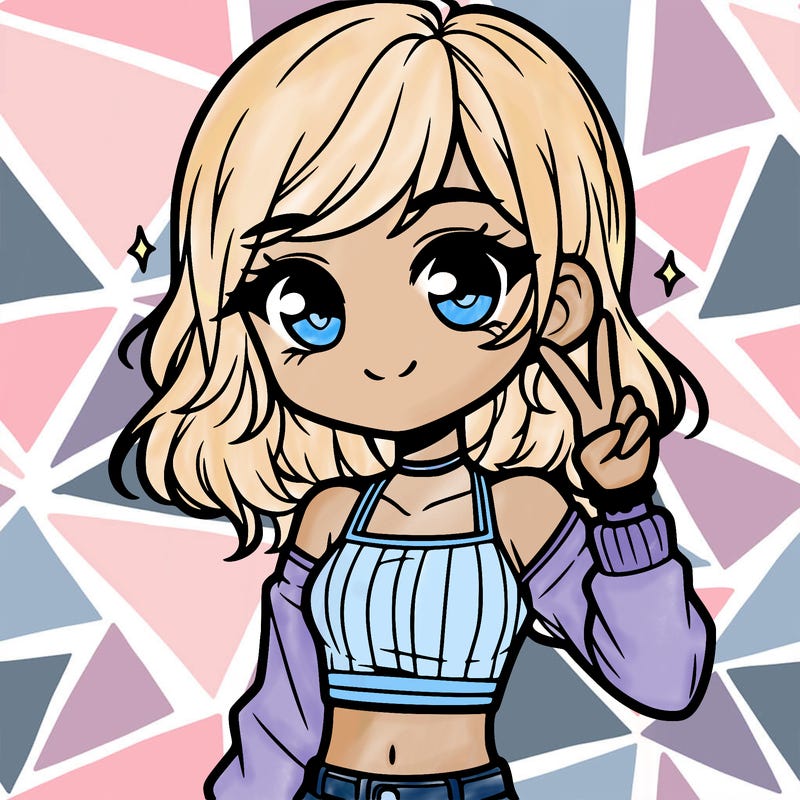 cute girl with crop top