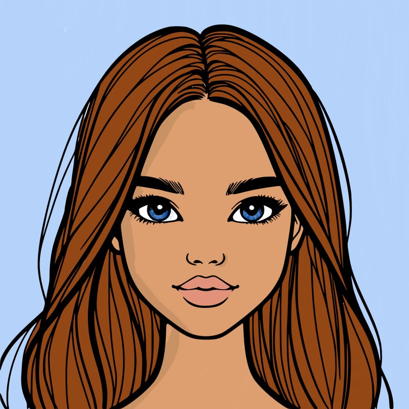 girl with model face