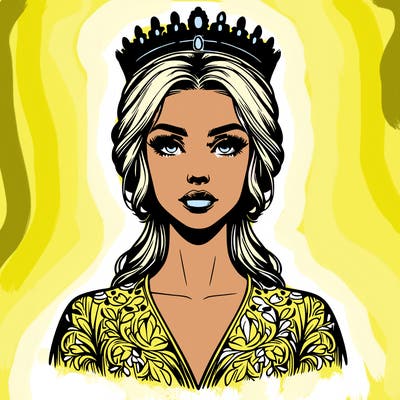 realistic beautiful queen