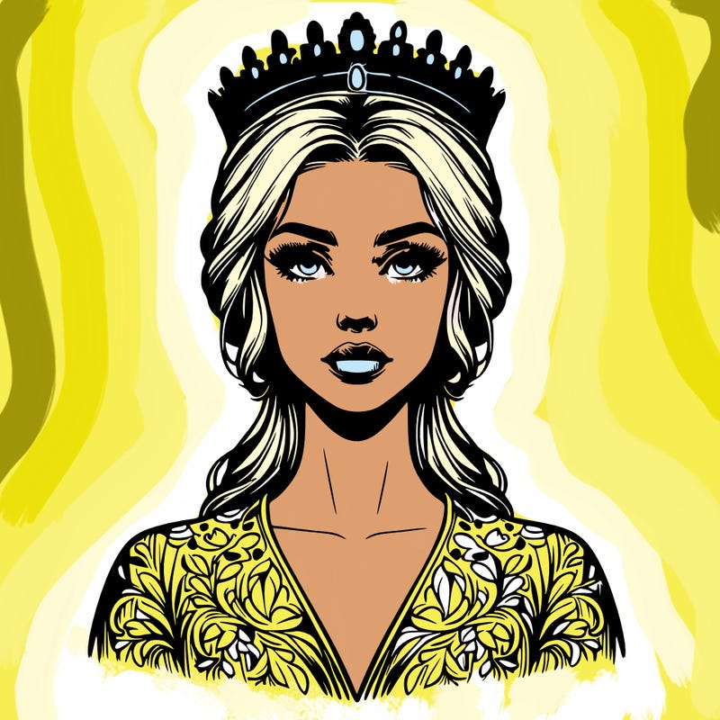 realistic beautiful queen