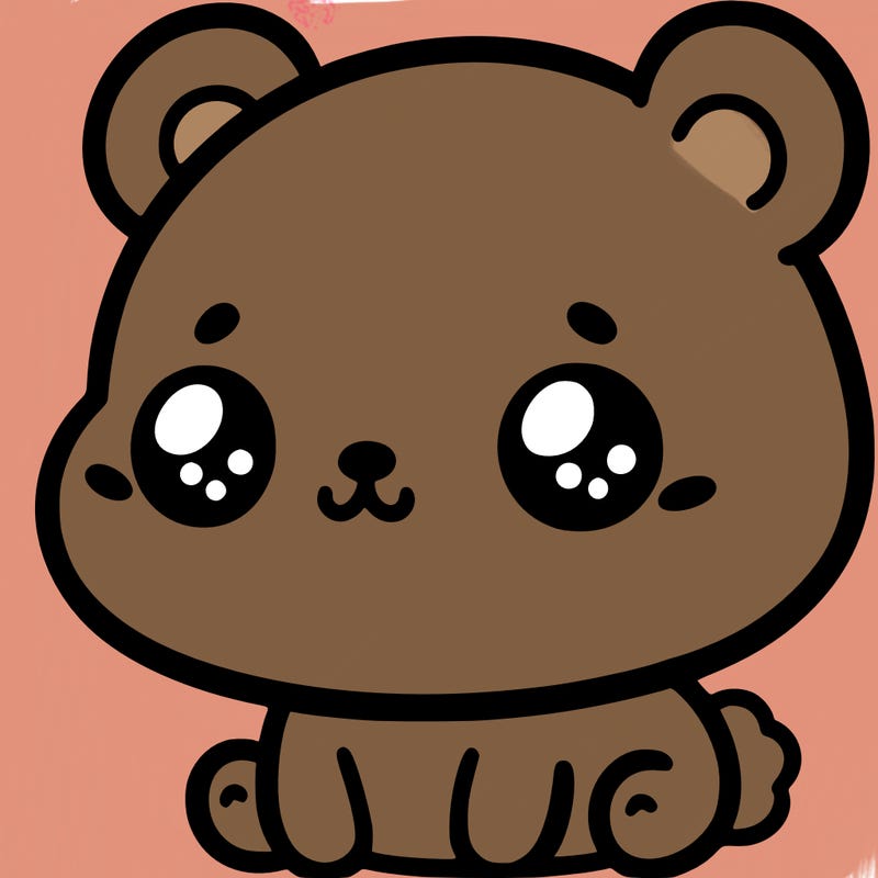 a little and cute bear