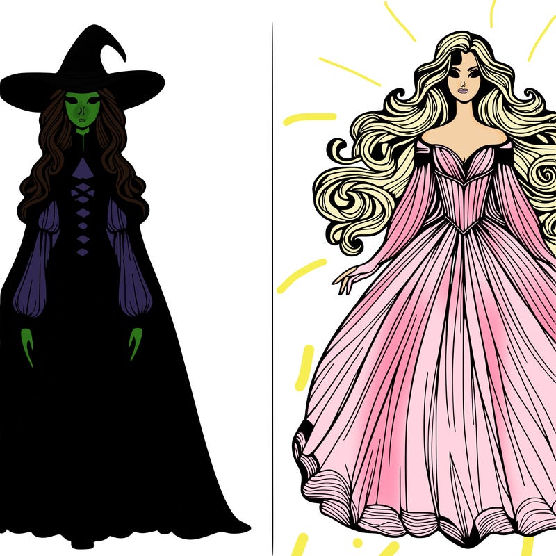 elphaba and glinda