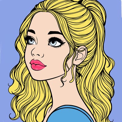 beautiful realistic girl