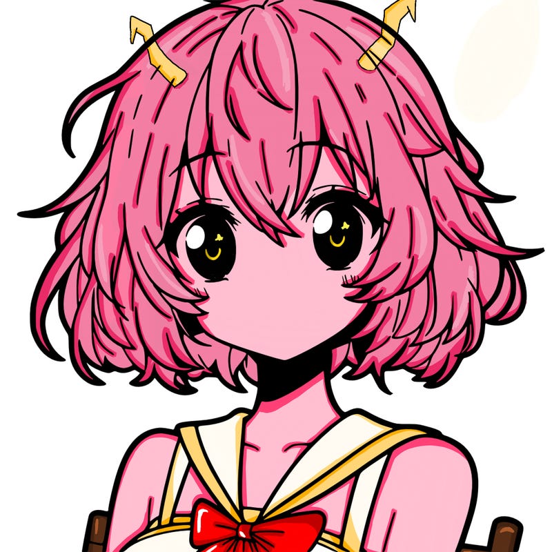 anime girl with short hair
