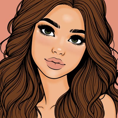 beautiful realistic girl