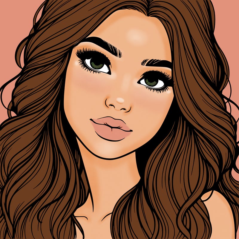 beautiful realistic girl