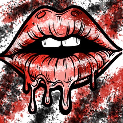 lips that look realistic and drip